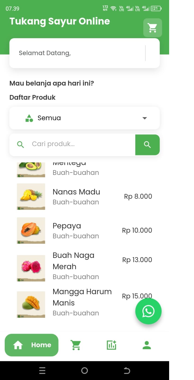 Tukang Sayur Online